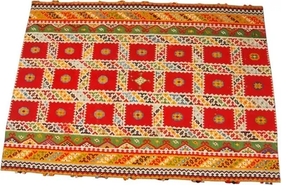 Produktbild von Originaler, handgeknüpfter Kilim - 220x158 cm (GalleriaFarah1970)