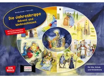 Image de Die Jahreskrippe: Advent und Weihnachtszeit. Kamishibai Bildkartenset
