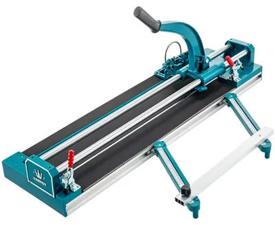 Zdjęcie produktu dla Przecinarka do płytek, długość 120 cm, grubość 6–15 mm, pozycjonowanie na podczerwień, stal stopowa, ergonomiczny uchwyt