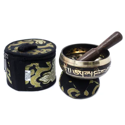 Produktbild von Handgefertigtes Mini-Klangschalenset für Yoga und Meditation, 8cm