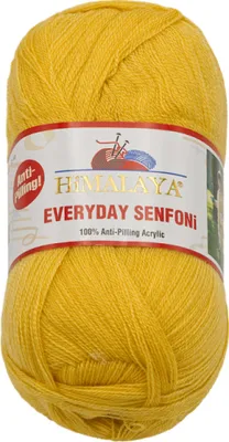 Zdjęcie produktu dla Włóczka HiMALAYA EVERYDAY SENFONi – 100 g / 196 m – żółta