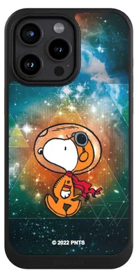 Produktbild von NIVOCASE Hülle für Apple iPhone 15 Pro Max  Handyhülle NIVOcore Case Schwarz Astronaut Offizielles Lizenzprodukt Snoopy
