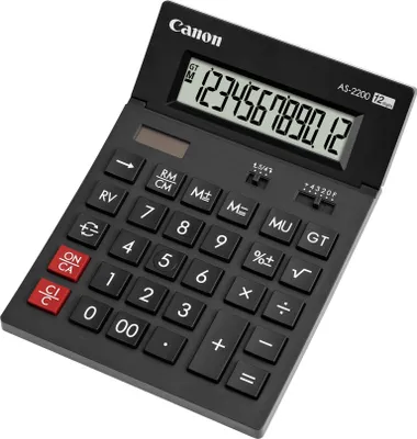 Image de Calculatrice Canon As-2200 Hb Emea 12 Chif