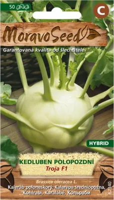 Obrázek produktu pro Nohel Garden Kedluben polopozdní TROJA F1 - hybrid, bílý 62340