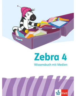 Produktbild von Zebra 4. Wissensbuch mit Medien Klasse 4