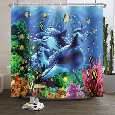 Zdjęcie produktu dla Walvis - zasłona prysznicowa, 180x198 cm