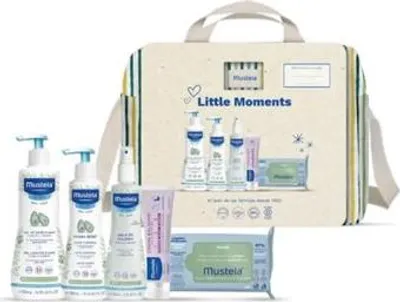 Produktbild von Mustela Kinderwagentasche Stripes + 5 Produkte