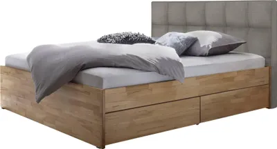 Produktbild von Hasena Function&Comfort Otello Tip-On Massivholzbett mit Stauraum