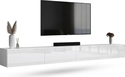 Produktbild von WEST TV Schrank 280 cm Fernsehtisch Sideboard, hängend oder stehend TV Möbel