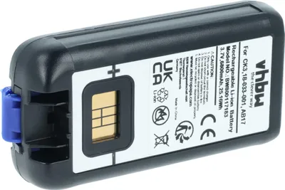 Produktbild von vhbw Akku kompatibel mit Intermec EDA61K Barcodescanner POS (6800 mAh, 3,7 V, Li-Ion)
