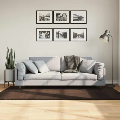 Obrázek produktu pro Koberec HUARTE Hnědá 100 x 200 cm 100% polyester Plochá