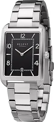 Zdjęcie produktu dla Zegarek męski Regent metalowy kwarcowy srebrny metalowa bransoleta D2URF1292