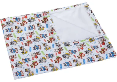 Produktbild von Decke Bára - Weiß,Rot,Blau - 75x100