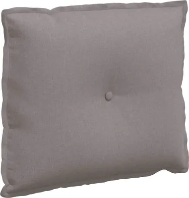 Image de vidaXL Coussin de dossier Taupe 60 x 19 x 50 cm Tissu