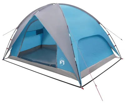 Obrázok produktu pre vidaXL Kempingový stan s plachtou proti dažďu, nepremokavý, modrý, 310 x 245 x 160 cm