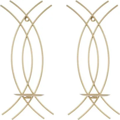 Image de Ensemble d'appliques murales élégantes pour bougies et décoration