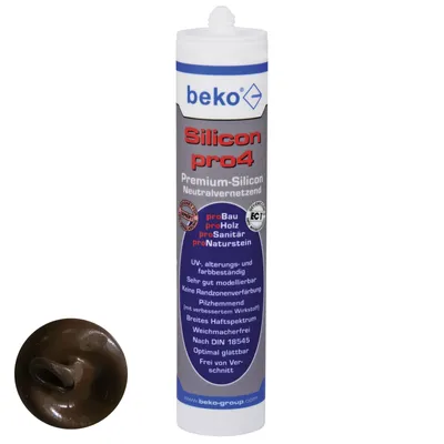 Obrázok produktu pre beko Silicon pro4 Premium 310 ml Dunkelbraun / Mahagoni