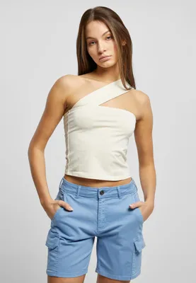 Immagine prodotto di Urban Classics Donna - Canotta monospalla bianca - XS
