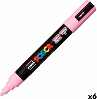 Obrázok produktu pre Dekoračný popisovač, 1,8-2,5 mm, UNI "Posca PC-5M", svetloružový (51)