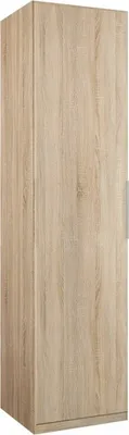 Produktbild von Furniture24 Kleiderschrank CDXS82, Schrank, Drehtürenscharank, 1 Türiger, 4 Einlegeboden Sonoma Eiche