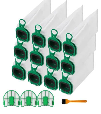 Staubsaugerbeutel 12er-Pack für Vorwerk Kobold VB100 FP100