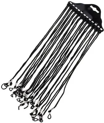 Imagen del producto de Go Go Gadget – Banda para gafas – 1 juego con 12 unidades – Color negro