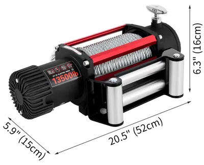 Imagen del producto de Lier - Cabrestante - Cabrestante con cable - Eléctrico - Cabrestante con cadena - 12V DC - 6125 kg