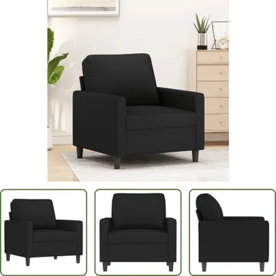 Zdjęcie produktu dla Fotel Living Store czarny 60 cm aksamitny