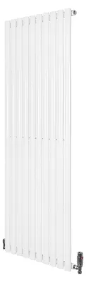 Productafbeelding van Radiator met thermostaaf en chromen ventiel – 1600 mm x 600 mm – Wit