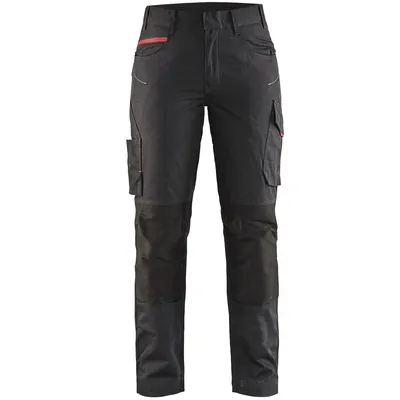Produktbild von Blakläder Damen Service Bundhose 7195 1330 mit Stretch in div. Farben, Farbe:rot/schwarz, Größe:34