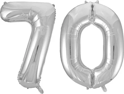 Produktbild von XXL Folienballon Zahl bunt Geburtstag Jubiläum Zahlenballon Riesenfolienballon Geburtstagsdeko