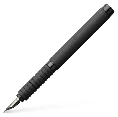 Productafbeelding van Faber-Castell 148480, vulpen Essentio, aluminium, zwart, M