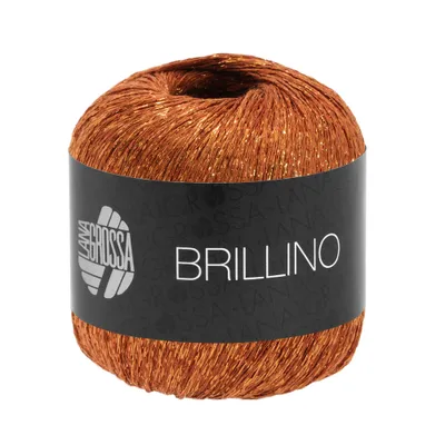 Produktbild von Lana Grossa Brillino (Beilaufgarn), Farbe:001 - Kupferrot