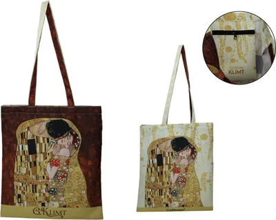 Image de Sac bandoulière - G. Klimt, Le Baiser (CARMANI)