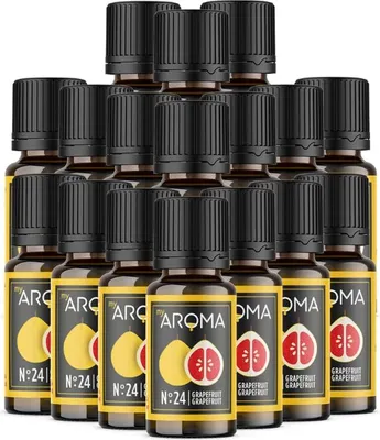 Produktbild von myAROMA flavour drops – Grapefruit 17x10ml, zuckerfrei, kalorienfrei und vegan, ohne künstliche Farbstoffe, ideal für Backen, Essen und Trinken