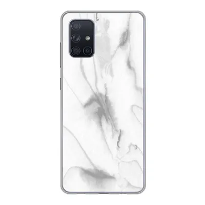 Produktbild von MuchoWow® Handyhülle Schutzhülle Hülle für Samsung Galaxy A51 5G Marmor - Grau - Weiß - Abstrakt - Marmoroptik Silikon Softcase Handy Hülle - Abbildung