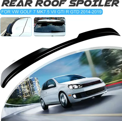 Produktbild von Tylny spojler dachowy GLIME do VW Golf 7 MK7.5 VII GTI R GTD 2014-2019, ABS czarny