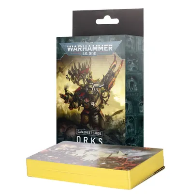 Produktbild von Warhammer 40.000 Orks Datasheet Cards Englisch