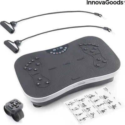 Obrázok produktu pre Vibračný tréningový tanier s príslušenstvom a cvičebným sprievodcom Vybeform InnovaGoods