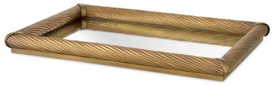 Zdjęcie produktu dla Casa Padrino Luksusowa taca do serwowania Vintage mosiądz 60 cm