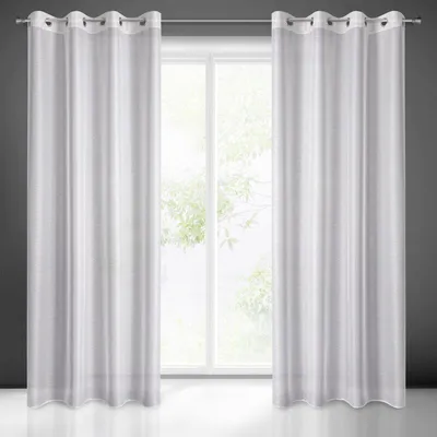 Obrázok produktu pre Záclona SYLVIA biela 135x250 cm záves s očkami