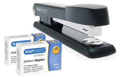 Immagine prodotto di RAPESCO® 1602 RAPESCO® Heftgerät Germ-Savvy schwarz, 1 St.