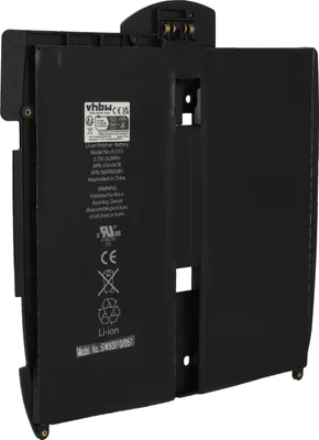 Produktbild von vhbw Akku kompatibel mit Apple iPad A1337, 1 A1337, 1 A1219, 1G, A1219, A1315, 1 A1315 Notebook (5400 mAh, 3,75 V, Li-Polymer)