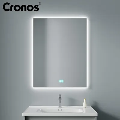 Zdjęcie produktu dla Lustro podgrzewane Cronos prostokątne 60x80cm