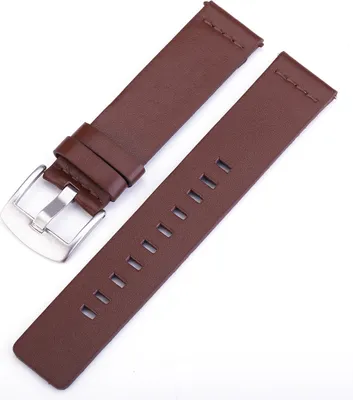 Produktbild von BStrap Fine Leather Armband für Garmin Venu 2, brown