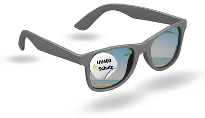 Obrázok produktu pre Slnečné okuliare "Beach" - Módne okuliare s ochranou UV-400 a iniciatívou na záchranu oceánu pre mužov a ženy - sivé