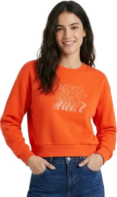 Produktbild von Desigual Damen Sweatshirt Uniforme orange XS