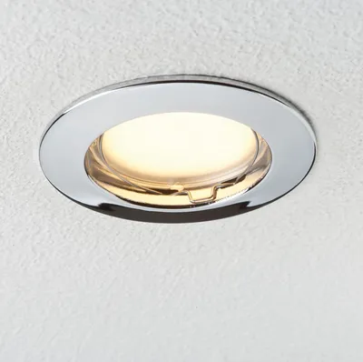 Produktbild von Paulmann Premium Einbauleuchten Set starr Sparlampe 3x11W 230V GU10 51mm Chrom/Alu Zink