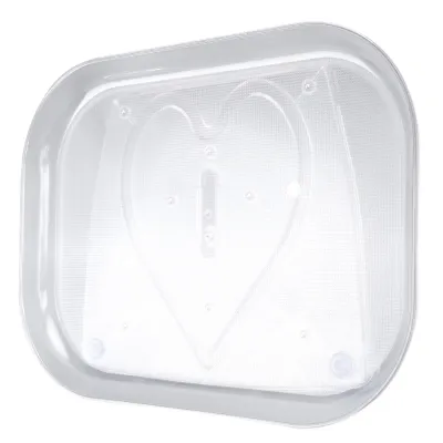 Zdjęcie produktu dla Organizer obrotowy do lodówki, stojak do przechowywania przypraw na blacie, przezroczysty prostokątny organizer do lodówki, przezroczysty organizer obrotowy, przezroczysty plastikowy organizer obrotowy, przezroczysty obrotowy stojak do przechowywania, obrotowy stojak na przyprawy