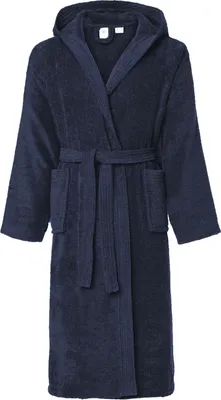 Produktbild von Ladeheid Herren Frottee Bademantel aus 100% Baumwolle LA40-101(Dunkelblau (D12), M)
